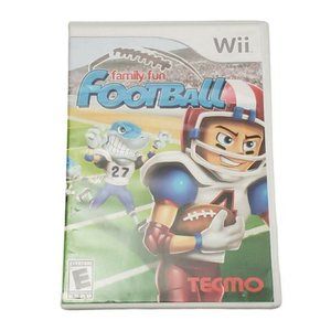Nintendo Wii Family Fun Football Video Game (Complete, 2009)